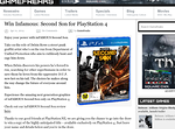 Win Infamous: Second Son for PlayStation 4