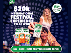 Win a $20K International Festival Experience - Tic Tac