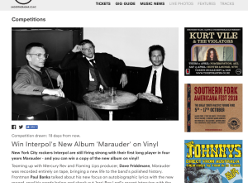 Win Interpol's New Album 'Marauder' on Vinyl