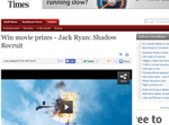 Win Jack Ryan: Shadow Recruit movie pass