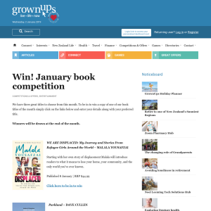 Win January book competition
