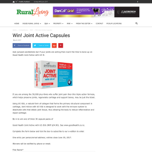 Win Joint Active Capsules