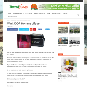 Win! JOOP Homme gift set