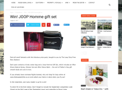 Win! JOOP Homme gift set
