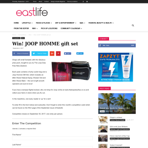 Win JOOP HOMME gift set