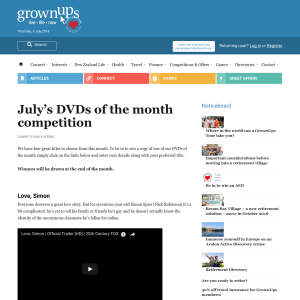 Win July’s DVDs of the month 