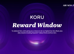 Win Koru Membership/Airpoints/Status Points - Air New Zealand