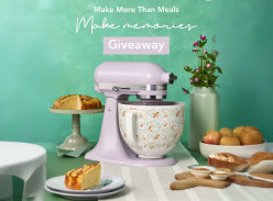 Win a Ksm156 Artisan Stand Mixer with Wildflower Ceramic Bowl - KitchenAid Australia and New Zealand