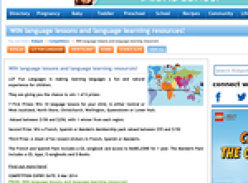 Win language lessons and language learning resources!
