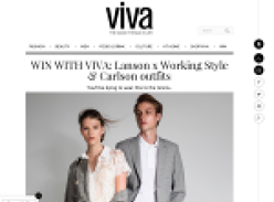 Win Lanson x Working Style & Carlson outfits