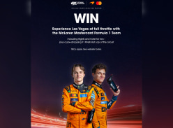 Win a Las Vegas Experience with the Mclaren Mastercard F1 Team - Optimum Nutrition