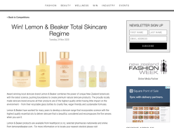 Win Lemon and Beaker Total Skincare Regime