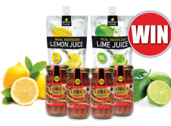 Win Lemon and Lime Just Fresh Co pouches