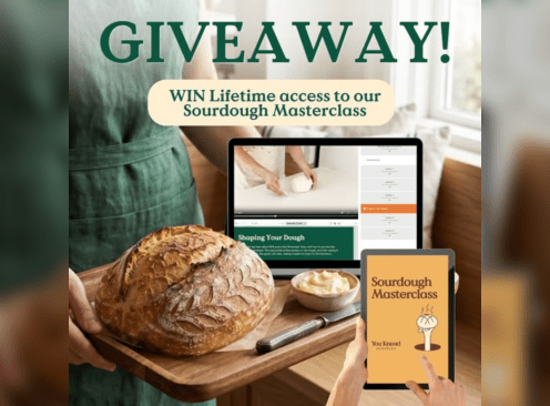 Win a Lifetime Access to Our Sourdough Masterclass - You Knead Sourdough