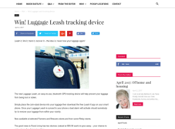 Win Luggage Leash tracking device