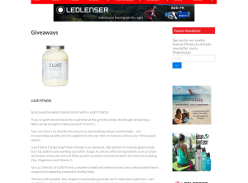 Win LUXE Fitness Fat Burning Protein Powder