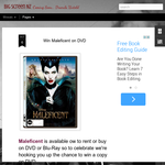 Win Maleficent on DVD