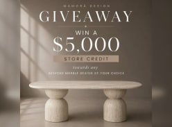 Win a $5k Mamora Design Store Credit for Marble & Stone Furniture - Mamora Design