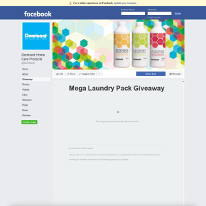 Win Mega Laundry Prize Pack