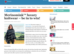 Win Merinomink luxury knitwear