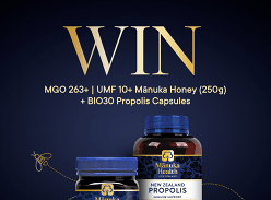 Win MGO263+ Mnuka Honey and BIO30 Propolis Capsules