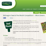 Win Micro Greens Seed Packs
