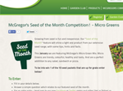 Win Micro Greens Seed Packs