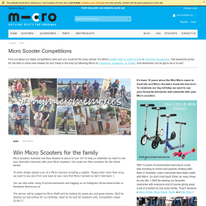 Win Micro Scooters for the family - Microscooters NZ