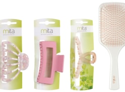 Win Mita Rose Gold Copper Tip Brush and Claw Clips