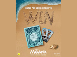 Win 1 of 3 copies of Moana: the Official Cookbook & 2 Double Passes to see Moana - Disney