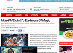 Win More FM Ticket to The House of Magic