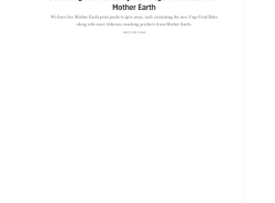 Win Mother Earth prize packs