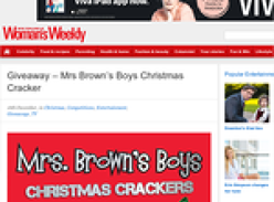 Win Mrs Brown?s Boys Christmas Cracker