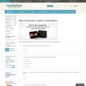 Win New Antipodes Lipstick