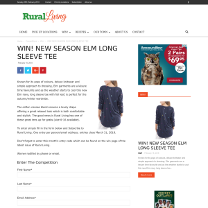 Win new season elm long sleeve tee