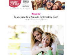 Win New Zealand's most inspiring mum