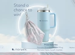Win Norwex Branded Hippo Mug and Optic Scarf
