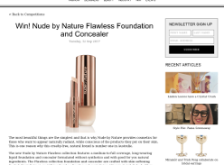 Win Nude by Nature Flawless Foundation and Concealer