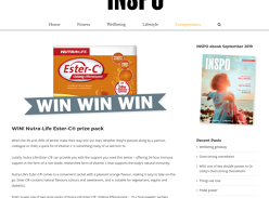 Win Nutra-Life Ester-C Prize Pack