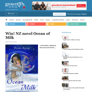 Win NZ novel Ocean of Milk