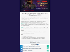 Win OMEN Battle Set or 1 of 5 $25 RP