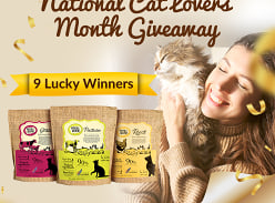 Win one 4lbs bag of Wishbone Cat Food