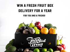 Win one box of Freshly Picked Seasonal Fruit every month for 12 months