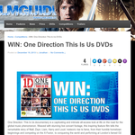Win One Direction This Is Us DVDs