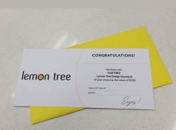 Win one free Lemon Tree Design Garment