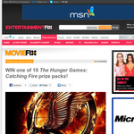 Win one of 10 The Hunger Games: Catching Fire prize packs!