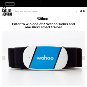 Win one of 3 Wahoo Tickrs and one Kickr smart trainer