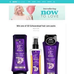 Win one of 50 Schwarzkopf hair care packs