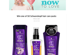 Win one of 50 Schwarzkopf hair care packs