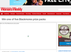 Win one of five Blackmores prize packs
